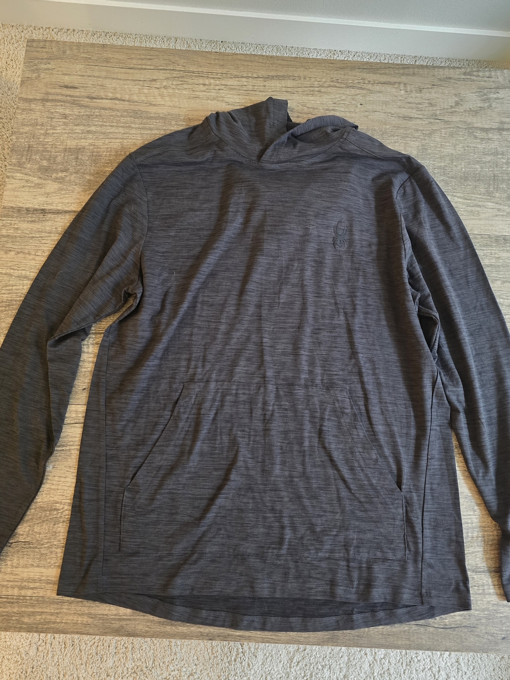 Spyder Charcoal Gray Active Performance Top